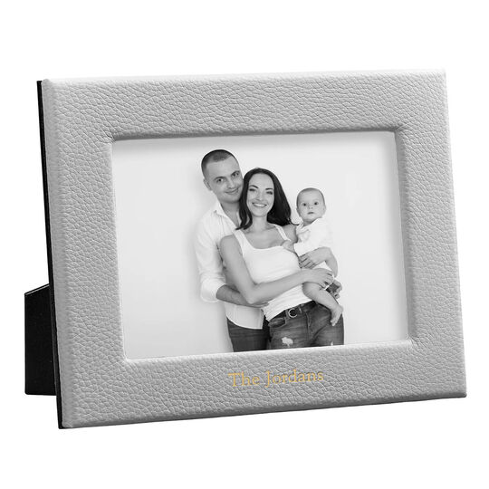 Pebble Grain Leather Horizontal 5x7 inch Frame