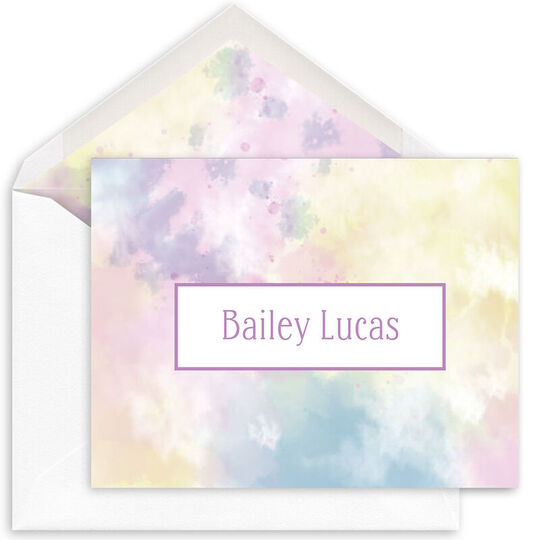 Bailey Tie-Dye Folded Note Cards