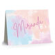 Pastel Tie-Dye Folded Note Cards Image 3 of 3