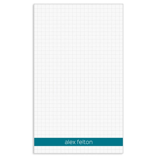 Banded Grid Jotter Cards