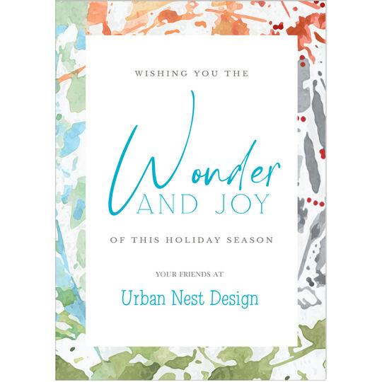 Wonder and Joy Holiday Cards