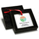 Square Glass Ornament with Your Full Color Logo and Text We Will Typeset Image 4 of 4