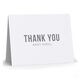 Bold Thank You Folded Note Cards - Raised Ink Image 4 of 5