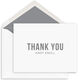 Bold Thank You Folded Note Cards - Raised Ink Image 1 of 5