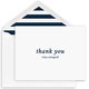 Simple Thank You Folded Note Cards Image 5 of 5