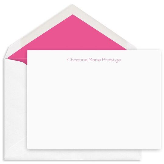 Pragmatic Flat Note Cards - Letterpress