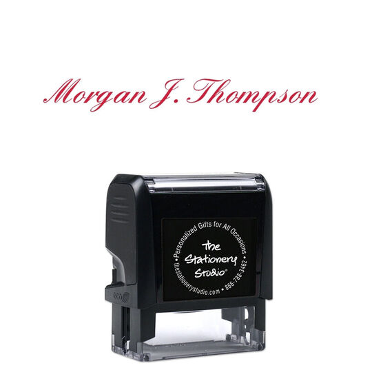 Single Line Rectangular Self Inking Stamp