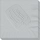 Virginia Embossed Beverage Napkins Image 1 of 2