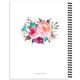 Watercolor Peony Monogram Spiral Notebook Image 2 of 7