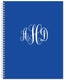 Script Monogram Spiral Notebook Image 1 of 7