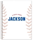 Baseball Spiral Notebook Image 1 of 7