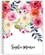 White Watercolor Roses Spiral Notebook Image 1 of 7