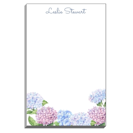 Hydrangea Border Notepads