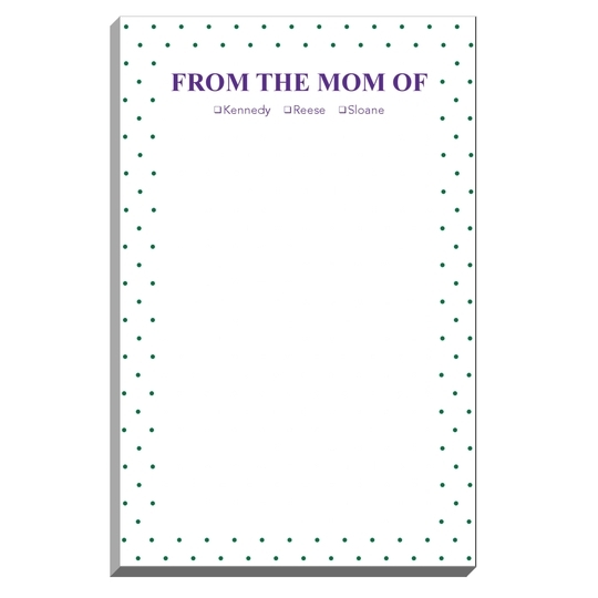 Pin Dot Mommy Notepads