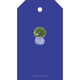 Blue Topiary Hanging Gift Tags Image 2 of 2