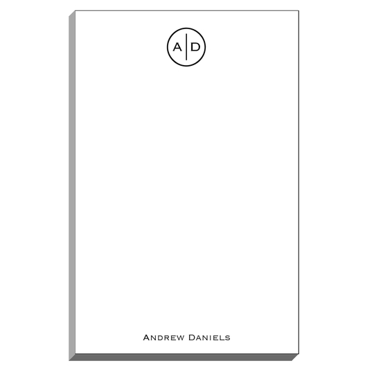 Circle Initials Notepads