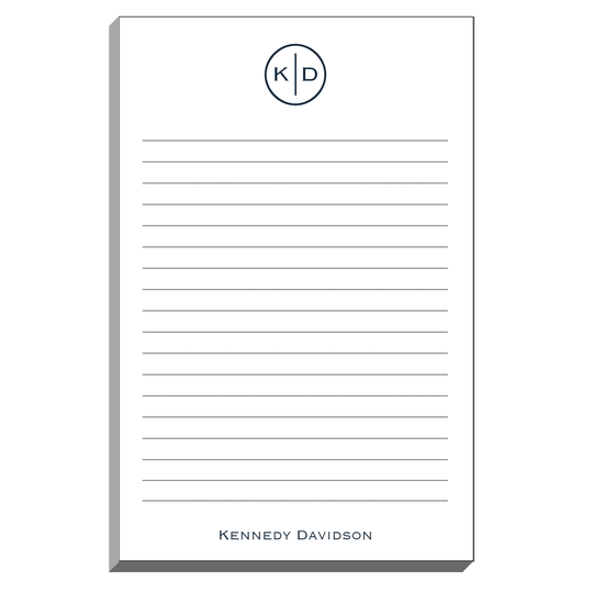 Circle Initials Notepads
