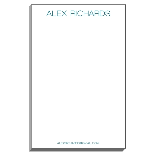 Modern Large Name Notepads