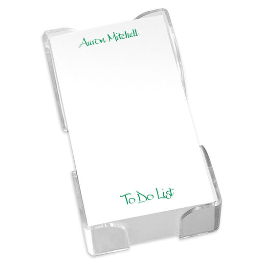 Mitchell List Sheets with Acrylic Holder