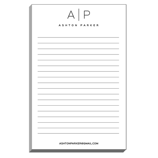 Duogram Initials Notepads