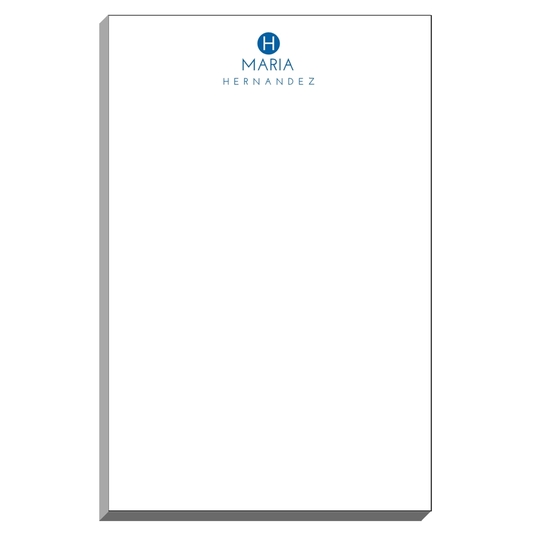 Circle Initial Notepads