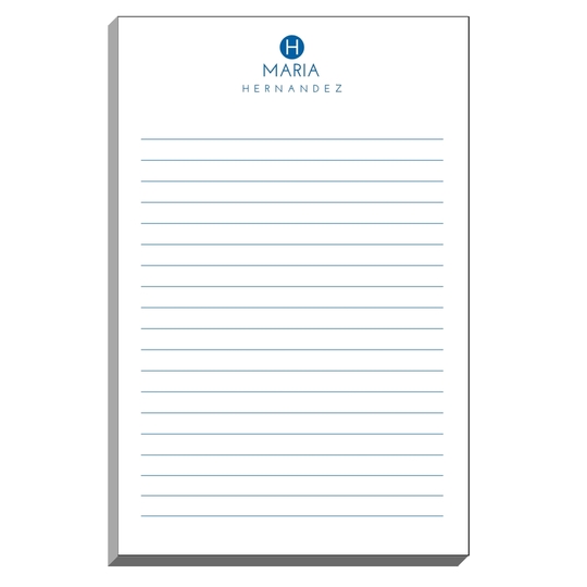 Circle Initial Notepads
