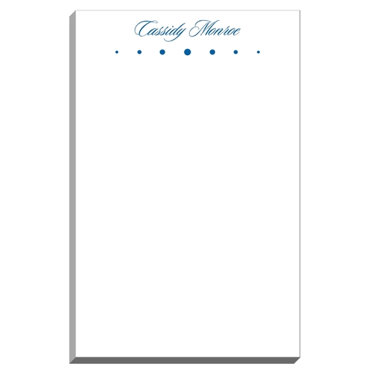 Row of Dots Notepads