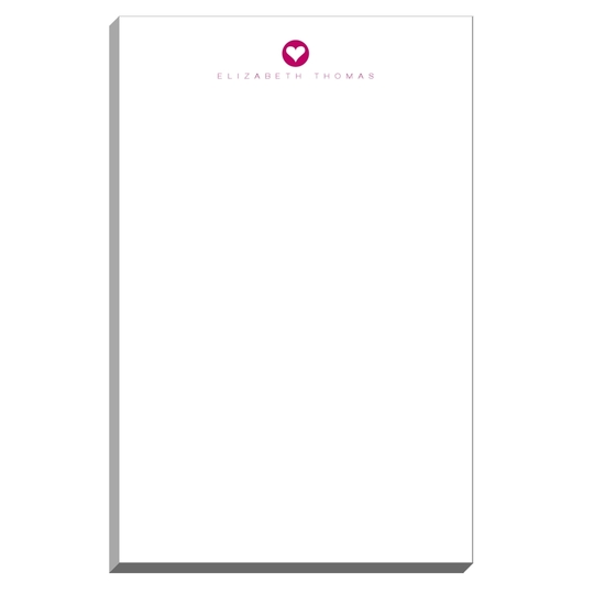 Modern Heart Notepads