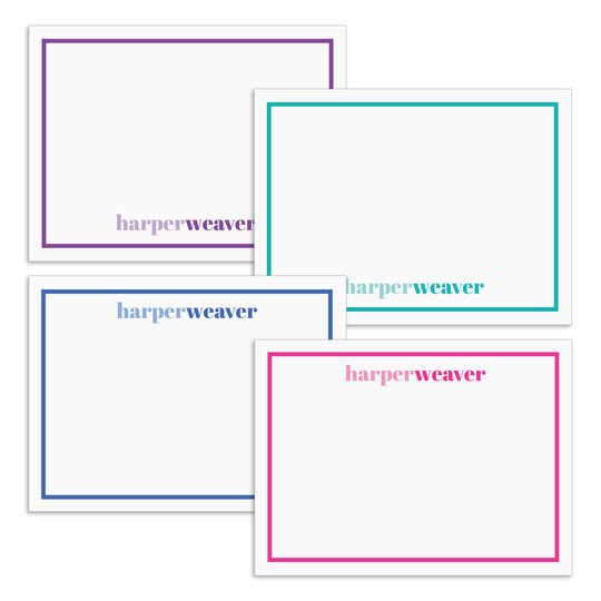 Swifty Border Flat Note Card Collection