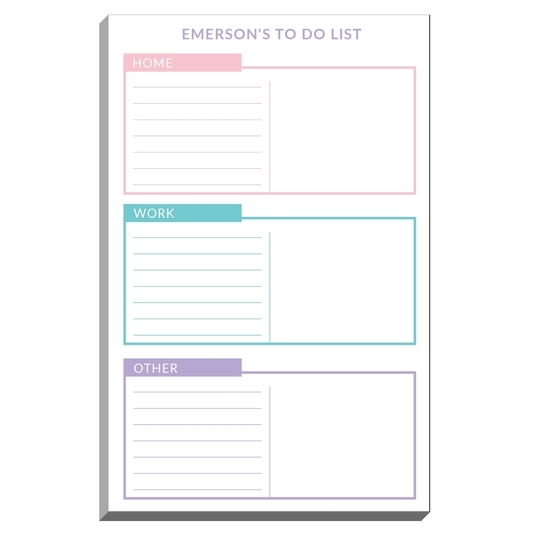 Organizer Tabs List Notepads
