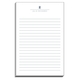 Modern Line and Name Notepads Image 2 of 4