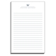 Modern Line and Name Notepads Image 4 of 4