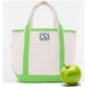 Personalized Grass Green Trimmed Cutest Little Classic Tote Image 1 of 2