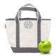 Personalized Grey Trimmed Cutest Little Classic Tote Image 1 of 4
