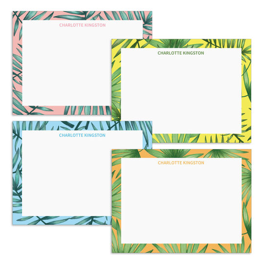 Paradise Palms Flat Note Card Collection