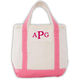 Personalized Coral Insulated Lunch Tote Image 1 of 4