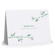 Sketched Branches Thank You Folded Note Cards Image 5 of 5