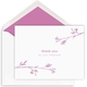 Sketched Branches Thank You Folded Note Cards - Letterpress Image 4 of 5