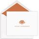 Oak Tree Folded Note Cards - Letterpress Image 1 of 5