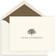 Oak Tree Folded Note Cards - Letterpress Image 3 of 5