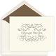 Ornate Scroll Folded Note Cards - Letterpress Image 4 of 5