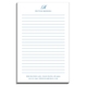Elegant Script Initial Notepads Image 2 of 2
