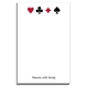 Suits of Cards Notepads Image 1 of 2