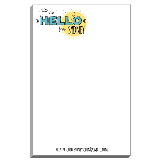 Hello Sunshine Notepads