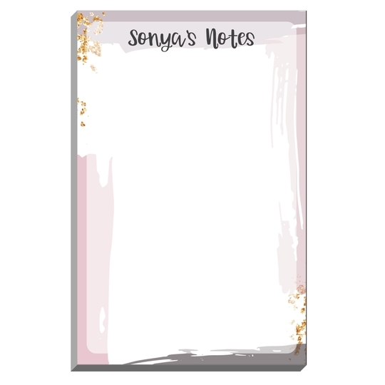 Abstract Brush Strokes Notepads