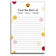 Heart Eyes Emoji Dots Mommy Notepads Image 2 of 2