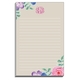 Floral Monogram Notepad Image 2 of 2