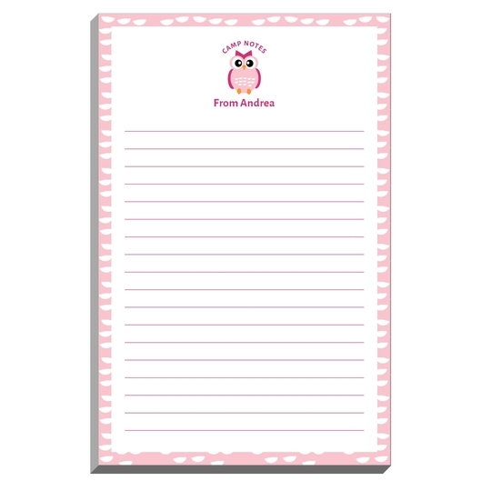 Owl Camp Notepads