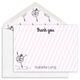 Ballerina Flat Thank You Note Cards Image 1 of 2