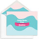 Pink Canoe Folded Note Cards Image 1 of 3